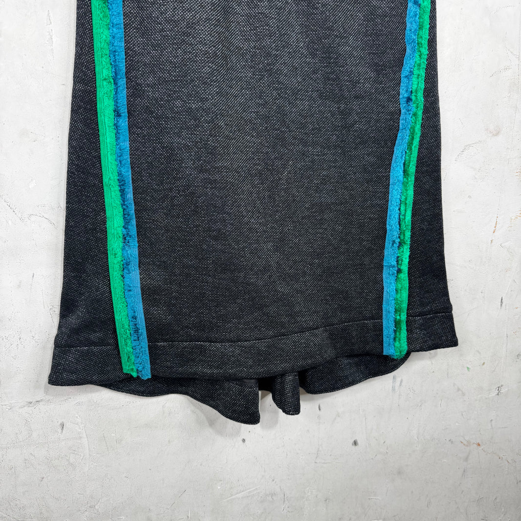 Kiko Kostadinov Frayed Stripe Long Skirt