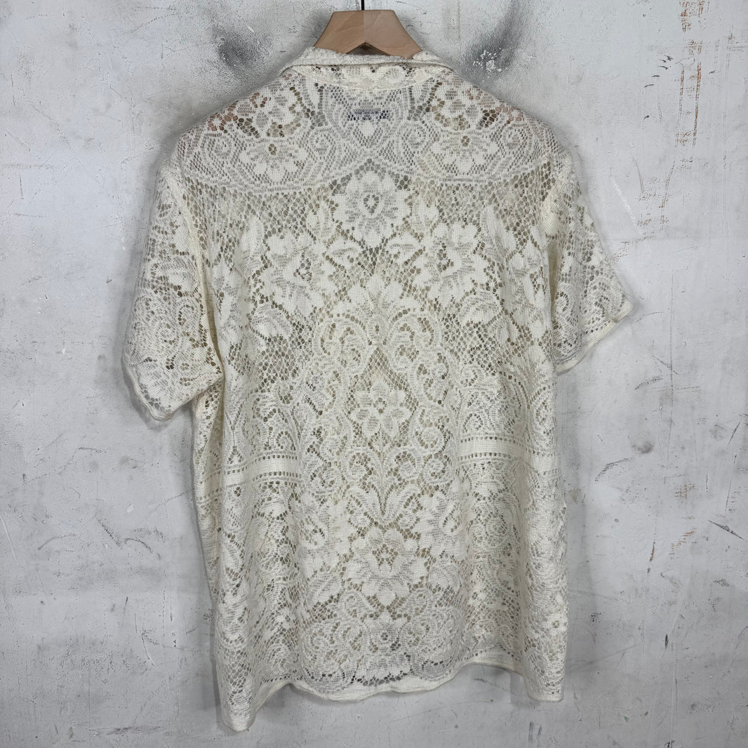 Bode Cream Lace Shirt