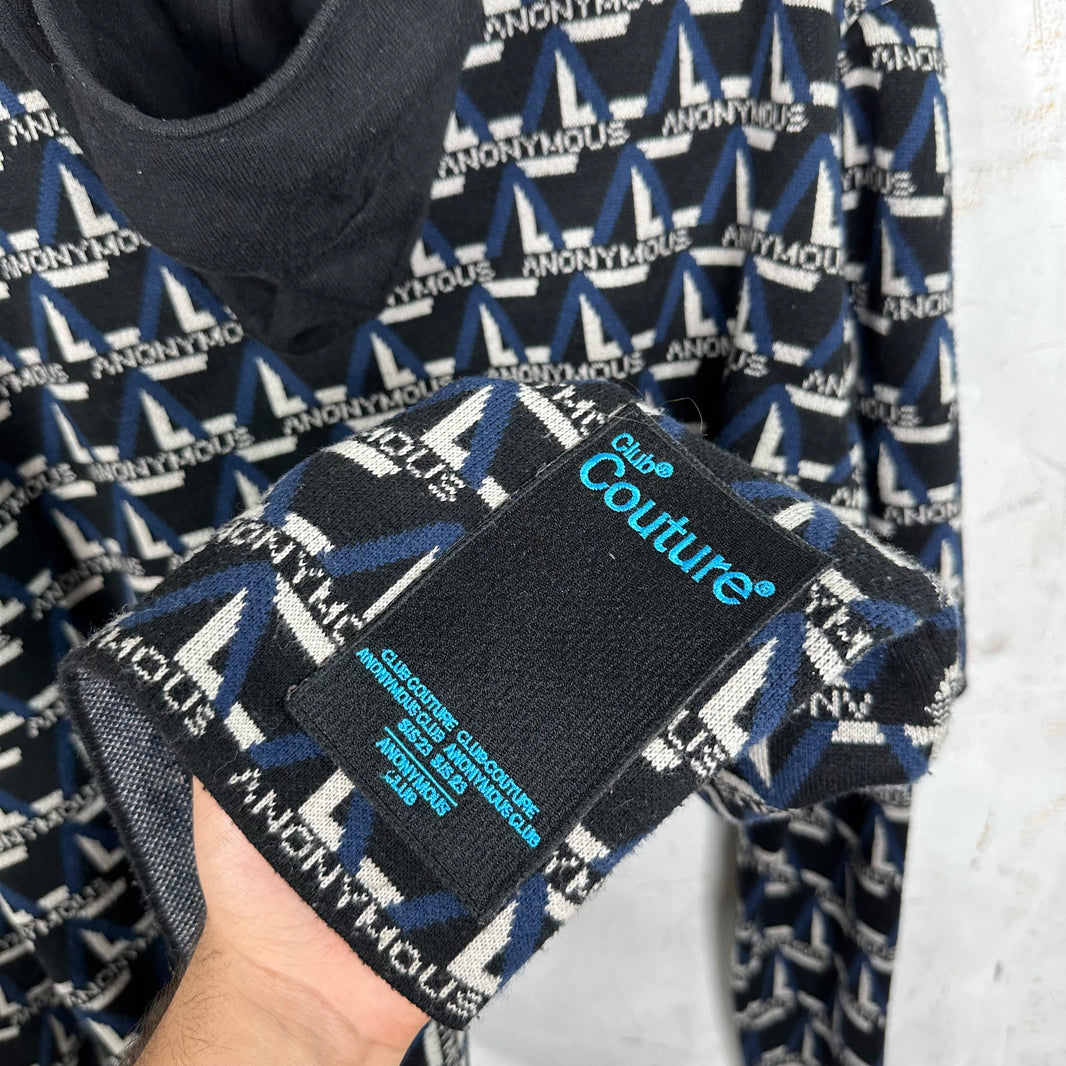Anonymous Club Jacquard Hooded L/S Polo