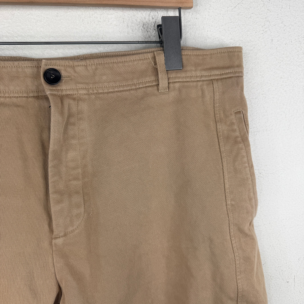 Lanvin Tan Chino Biker Trousers