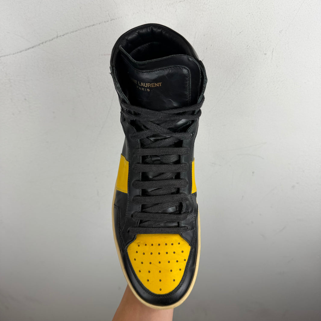 Saint Laurent Yellow/Black SL-10H Sneakers