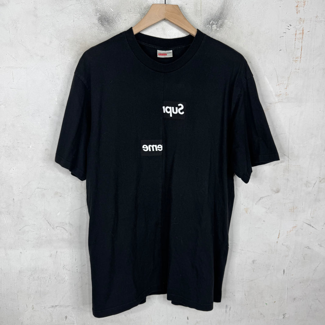 Supreme x CDG Split Box Logo T-Shirt