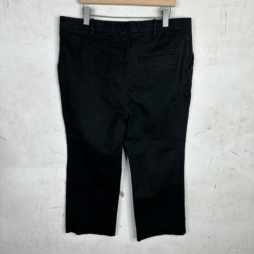 Bottega Veneta Black Twill Trousers