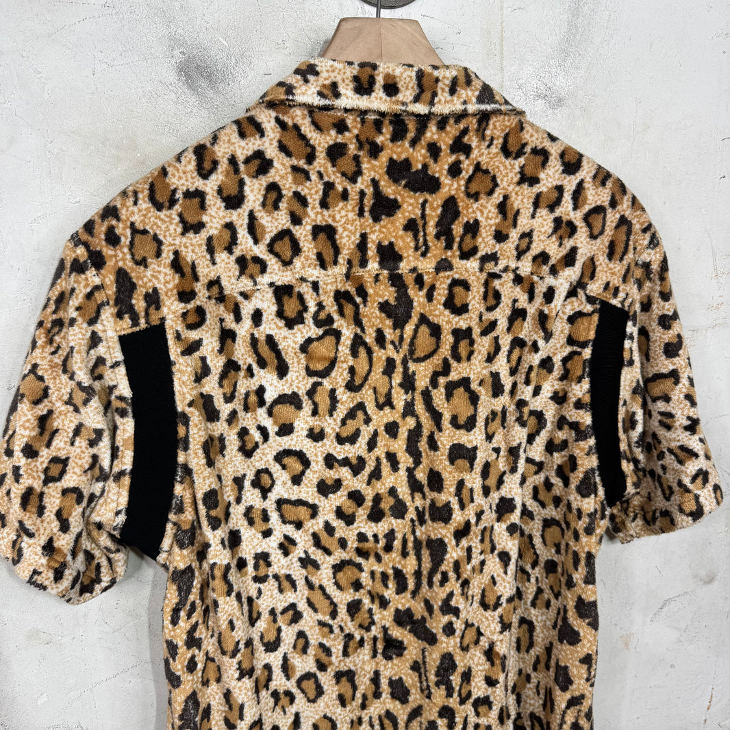 Mastermind Japan Cheetah Paneled Shirt