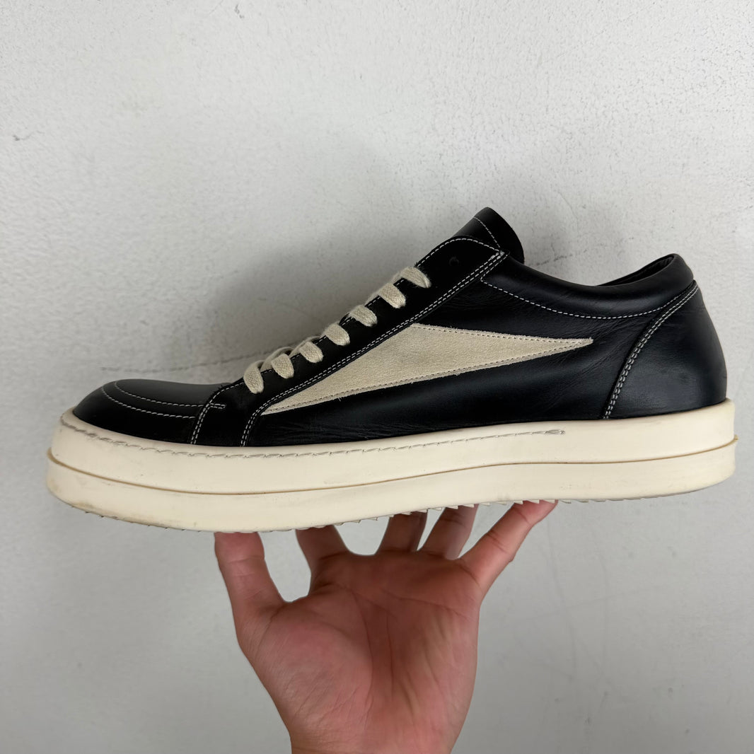 Rick Owens Leather Vintage Sneakers