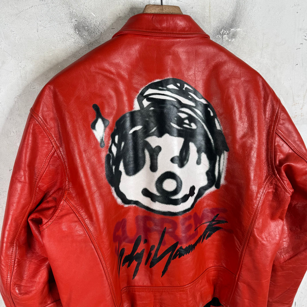 Supreme x Yohji Yamamoto Chito Leather Jacket