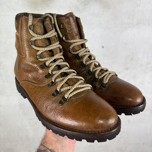 Brunello Cucinelli Leather Hiking Boots