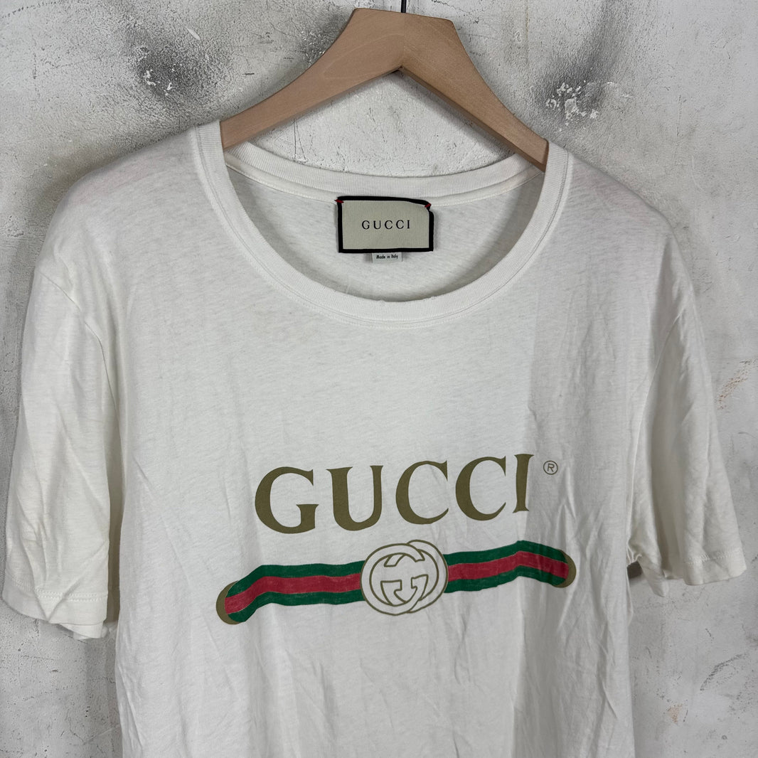 Gucci Classic Logo White T-Shirt