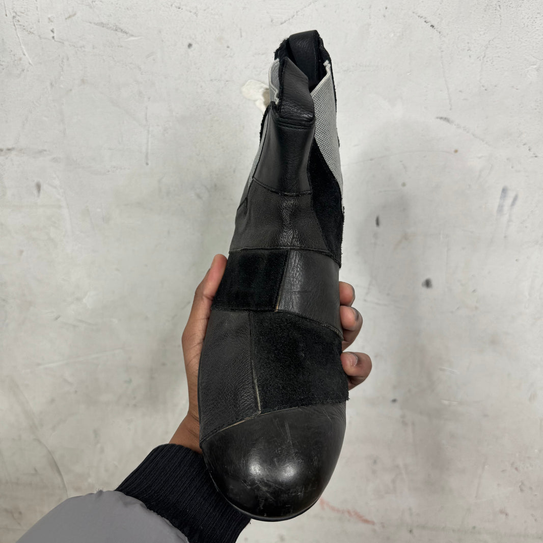 Comme Des Garçons Homme Plus Patchwork Chelsea Boots