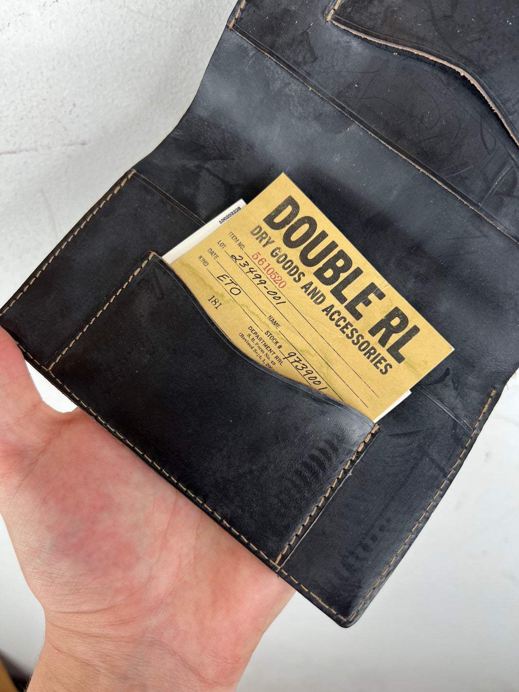 RRL Leather Passport Holder
