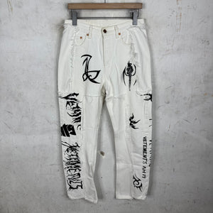 Vetements x Levis Rebuilt Tribal Jeans