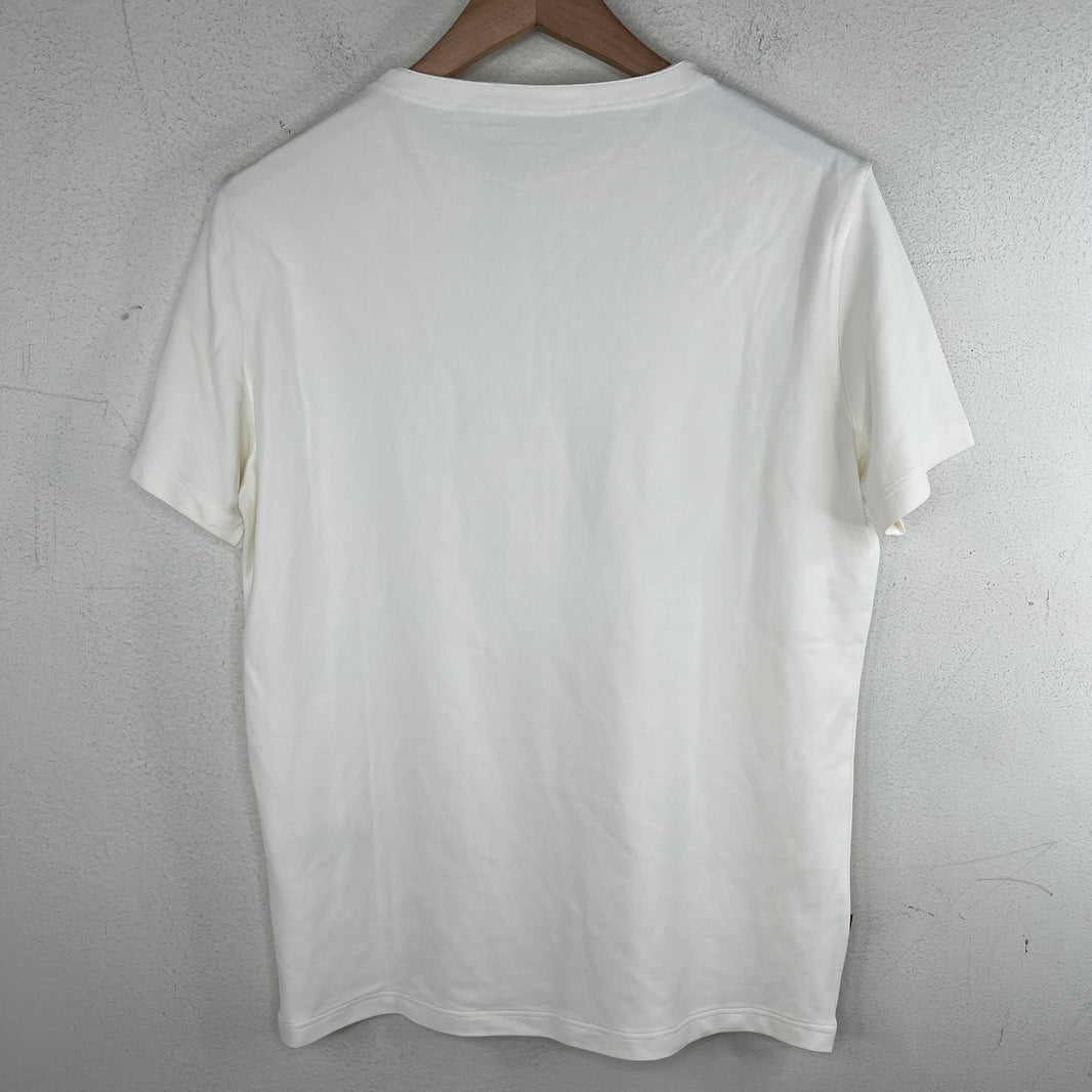 Prada White Zipper Detail T-Shirt