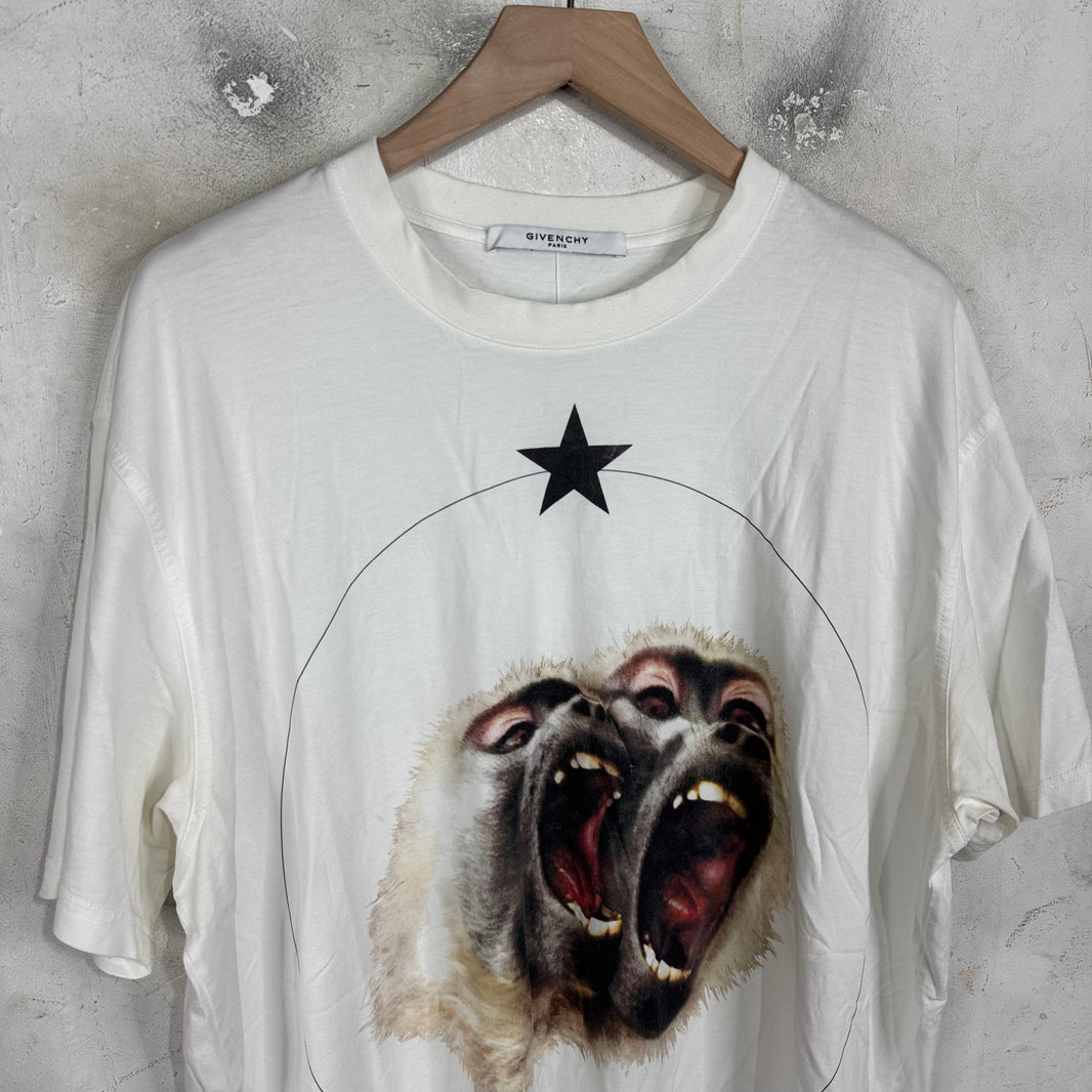 Givenchy Monkey Star T-Shirt