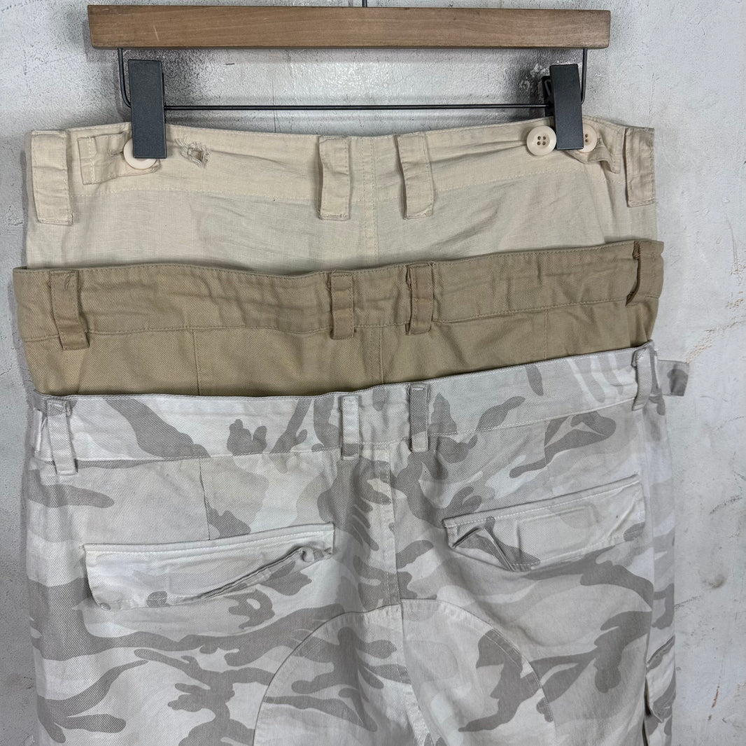 Project GR Triple Layer Sand Camo Cargos