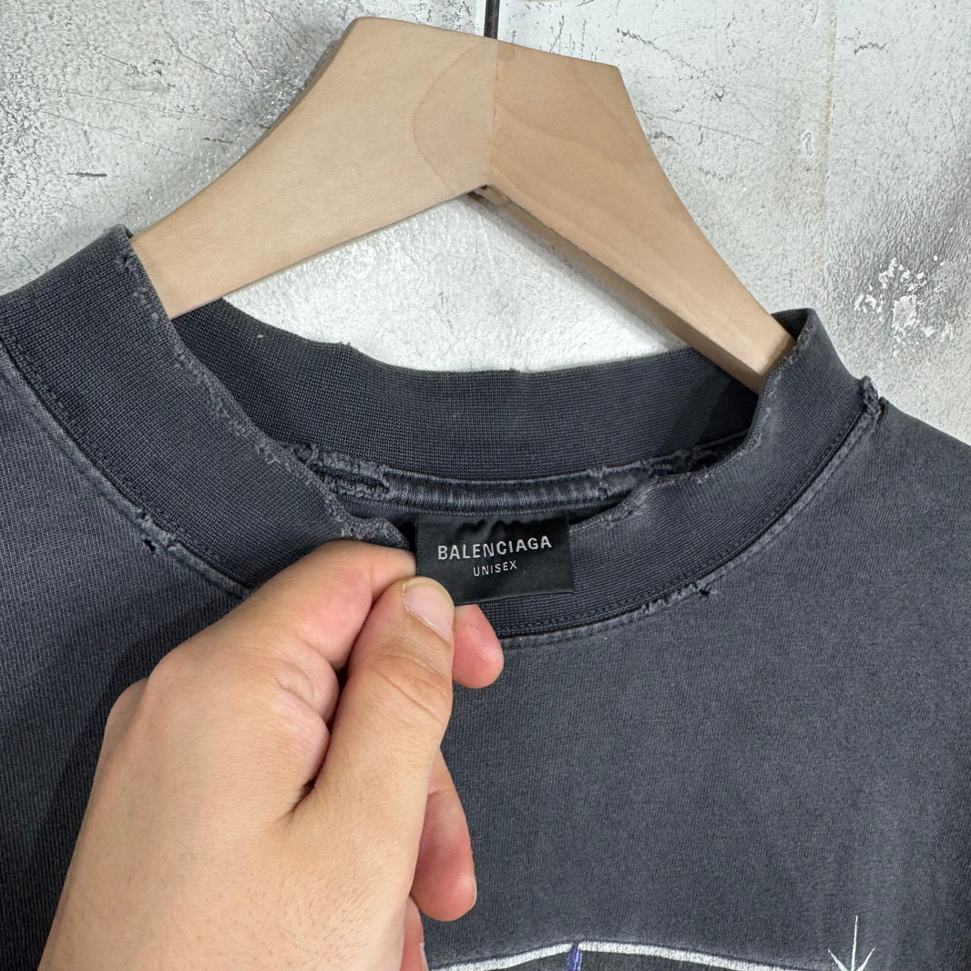 Balenciaga See Now Distressed T-Shirt