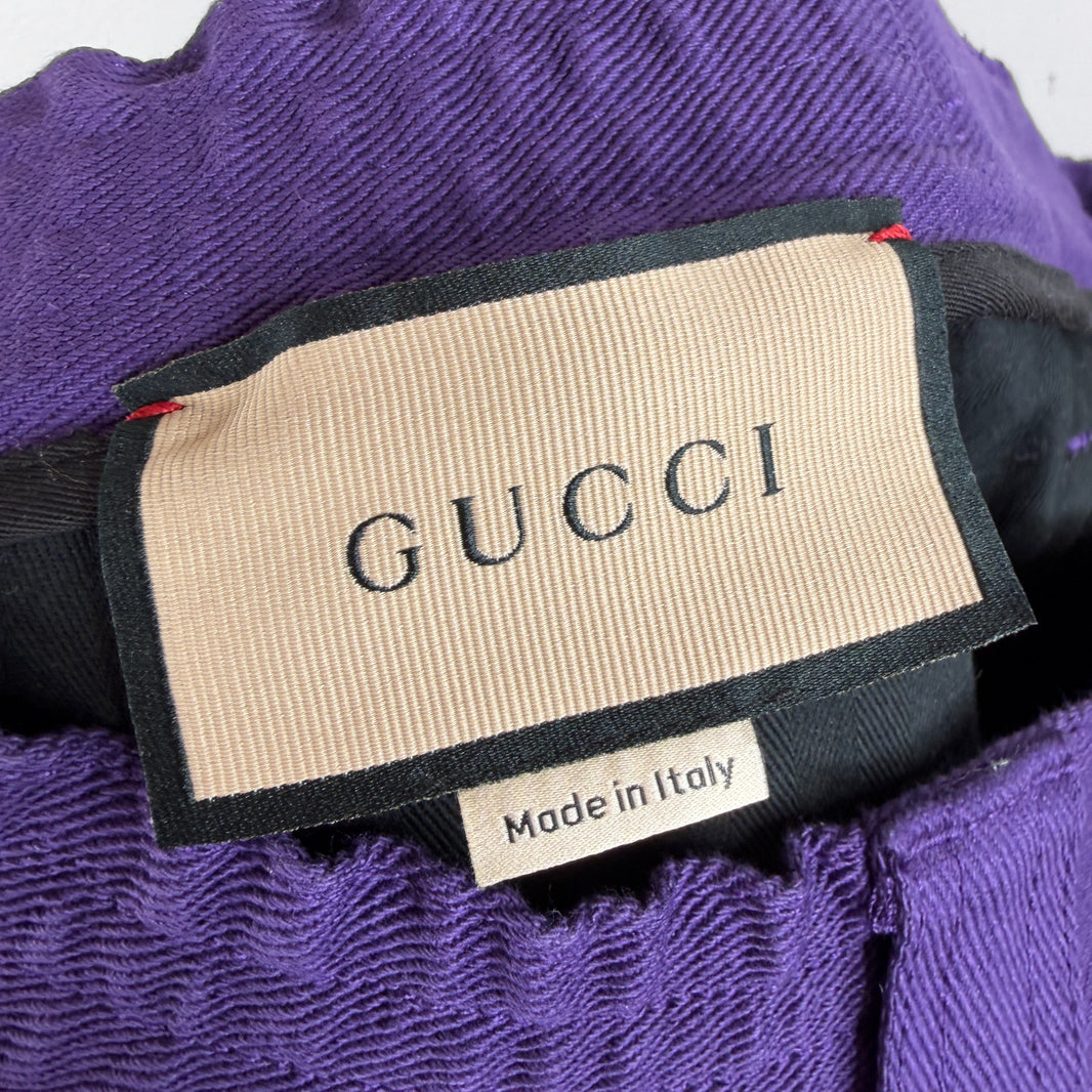 Gucci Purple Lightning Pants