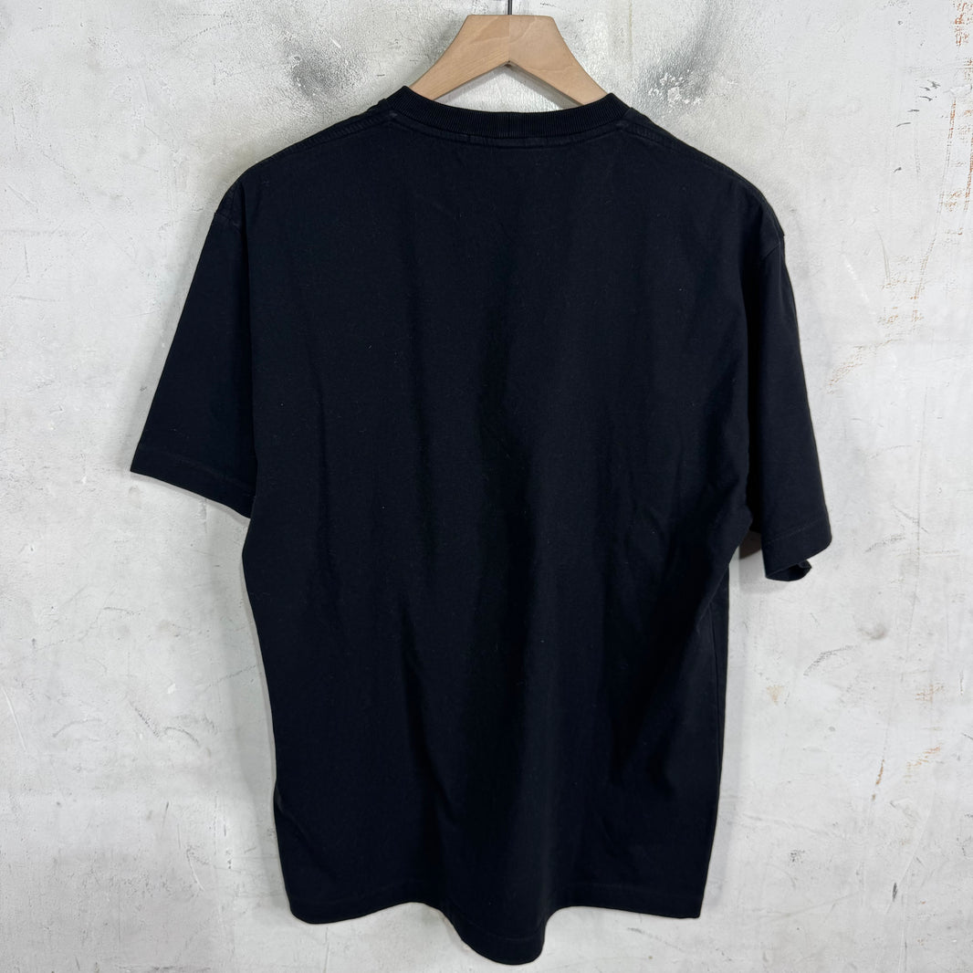 Stone Island Blue Compass Logo T-Shirt