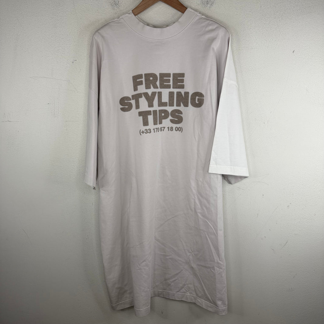 Balenciaga Sample 3B Logo Styling Tips T-Shirt