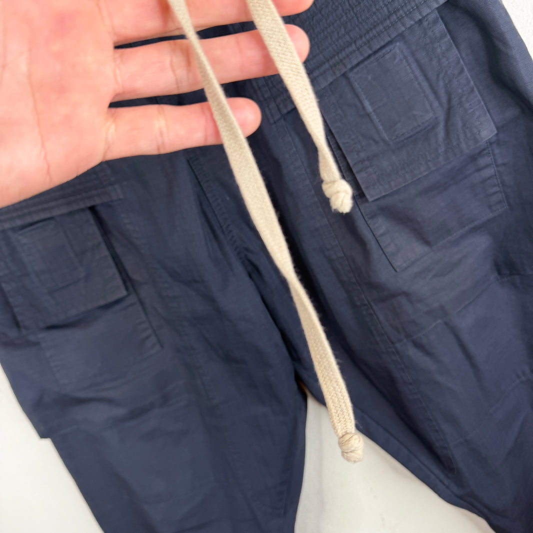 DRKSHDW Navy Ripstop Creatch Cargo Pants