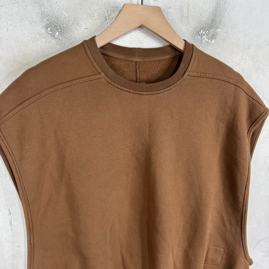 DRKSHDW Brown Sleeveless Vest