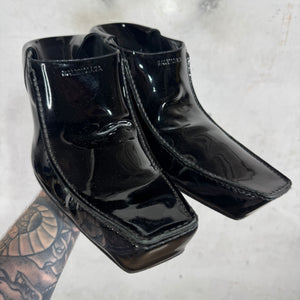 Balenciaga Patent Romeo Collapse Mules