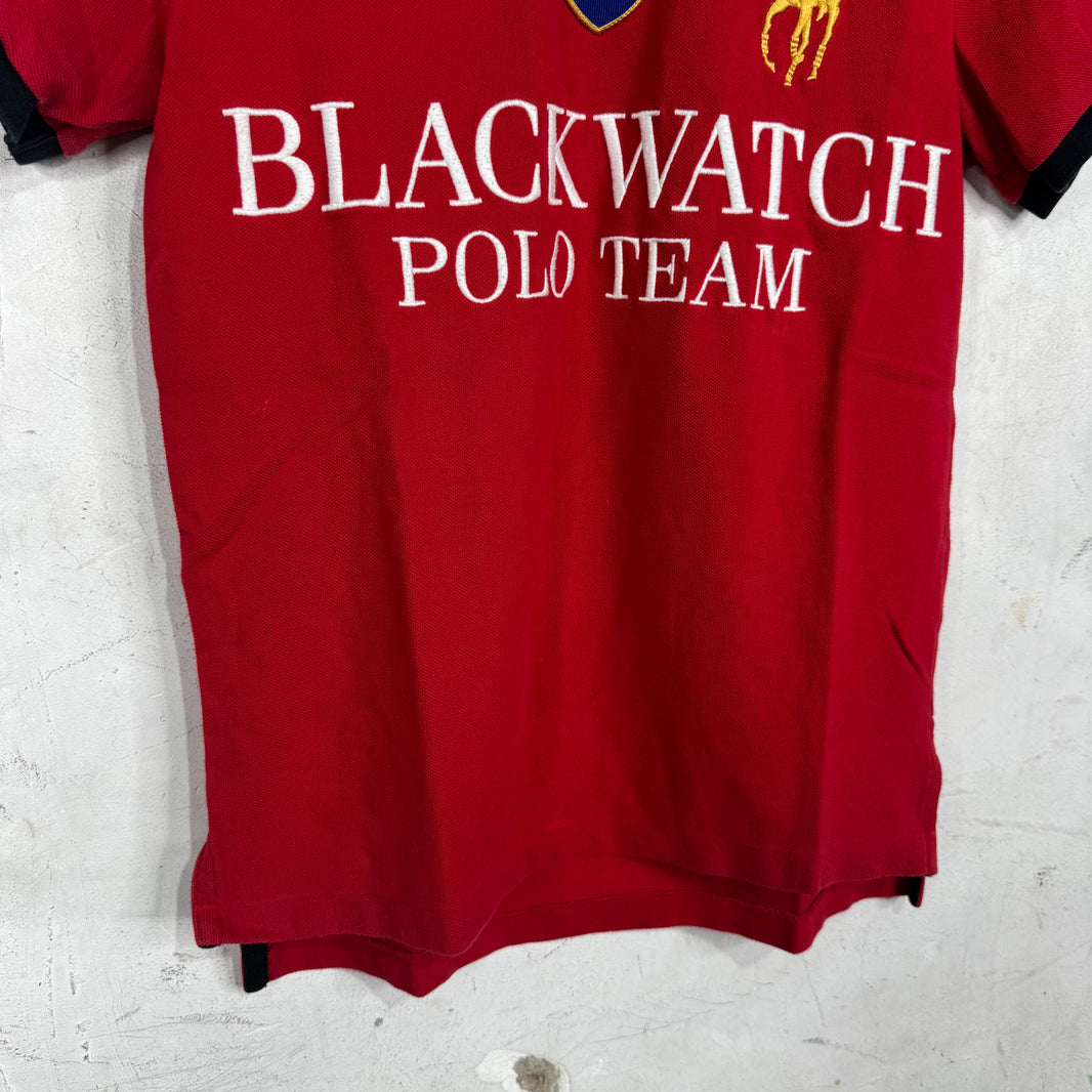 Ralph Lauren Red Blackwatch Crested Big Pony Polo
