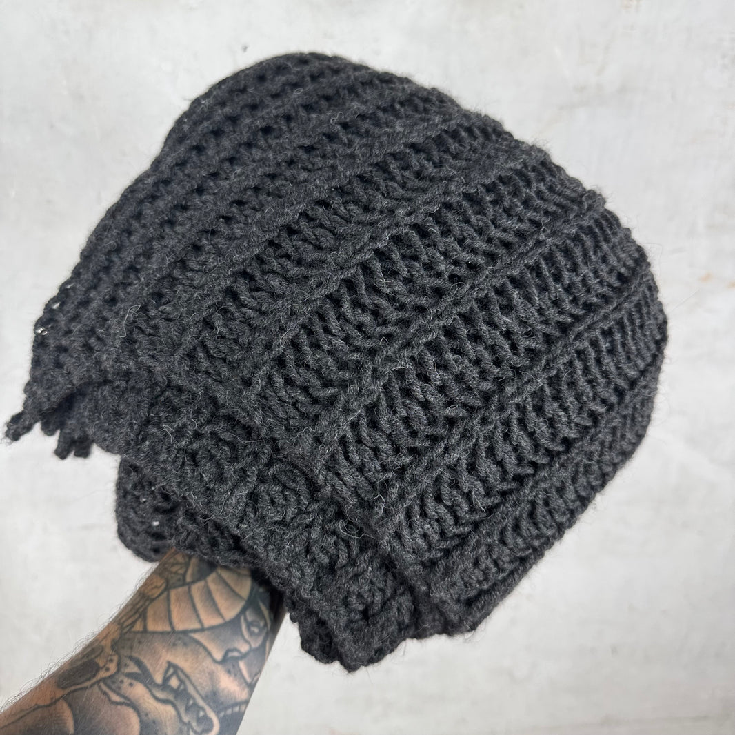 Rick Owens Plinth Knitted Jumbo Scarf
