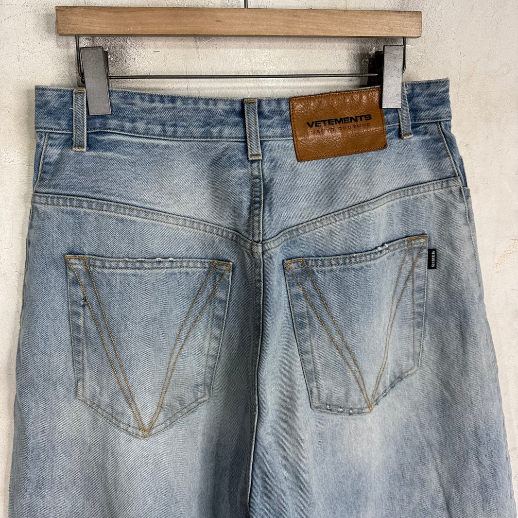 Vetements Lightwash Raver Jeans