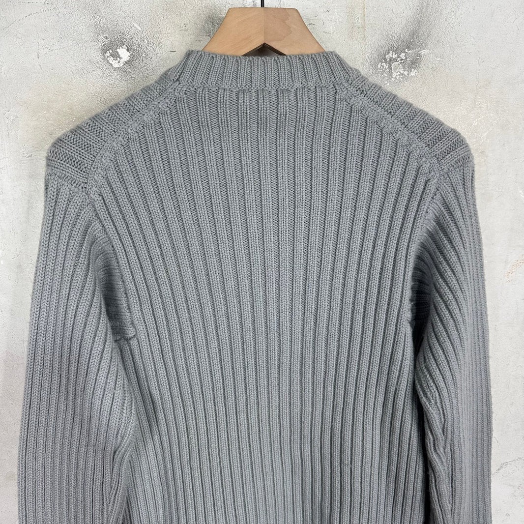 Armani Knitted Half Zip Sweater
