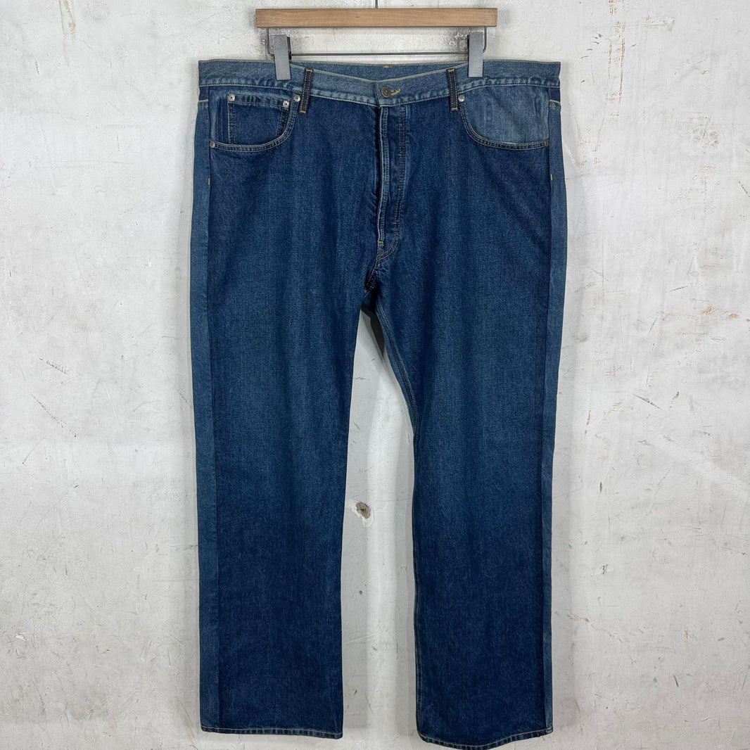 Margiela Two Toned Straight Legged Jeans