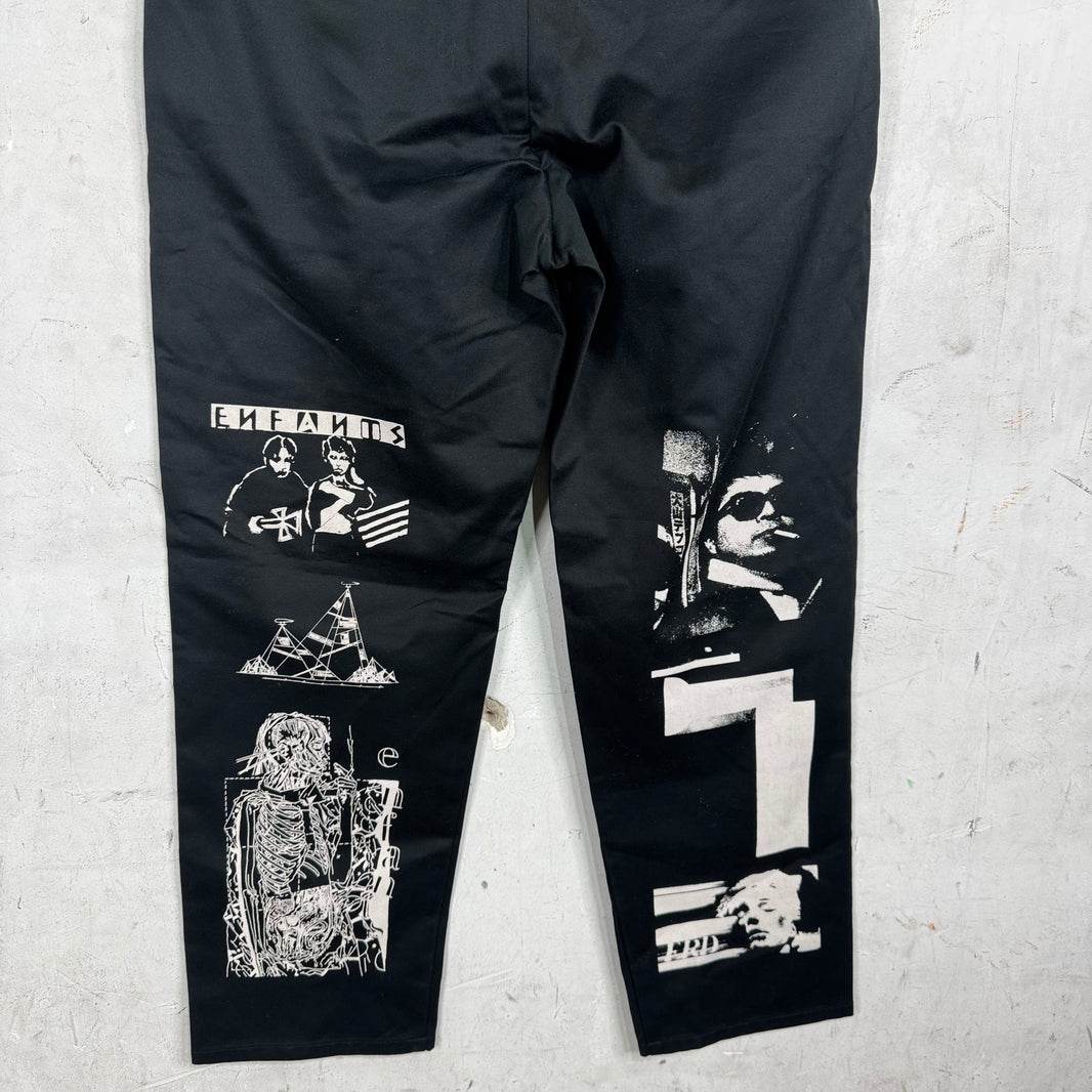 ERD Printed Collage Work Pants