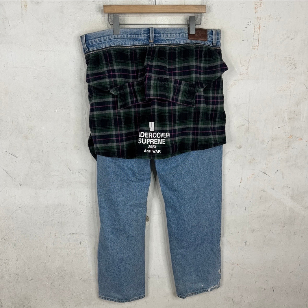 Supreme x Undercover Flannel Waist Jeans