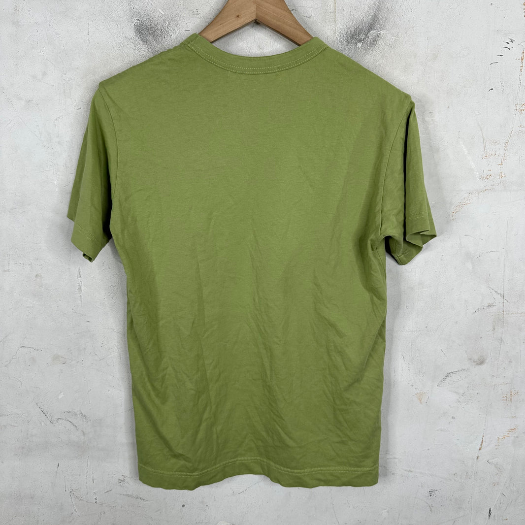 CDG Shirt Small Logo Green T-Shirt