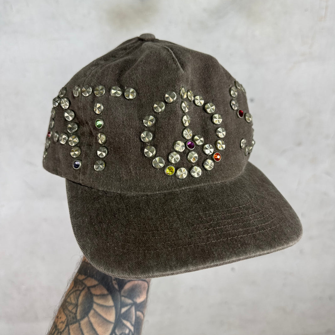 Satoshi Nakamoto Studded Gem Hat