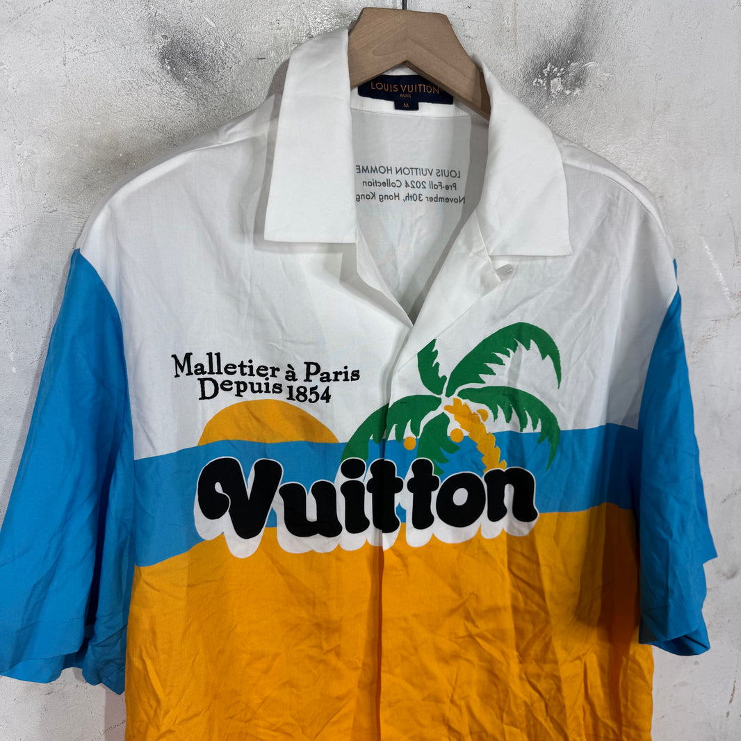 Louis Vuitton Tropical Landscape Button Up