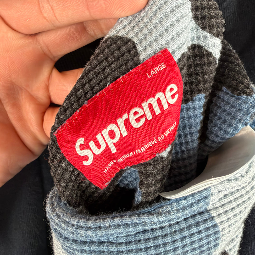 Supreme Reversible Camo Thermal Zip-Up Hoodie