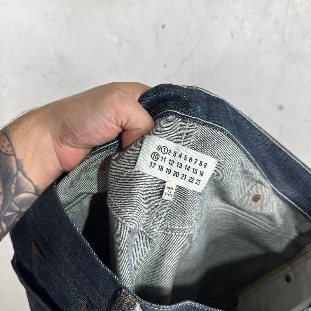 Margiela Coated Hem Selvedge Jeans