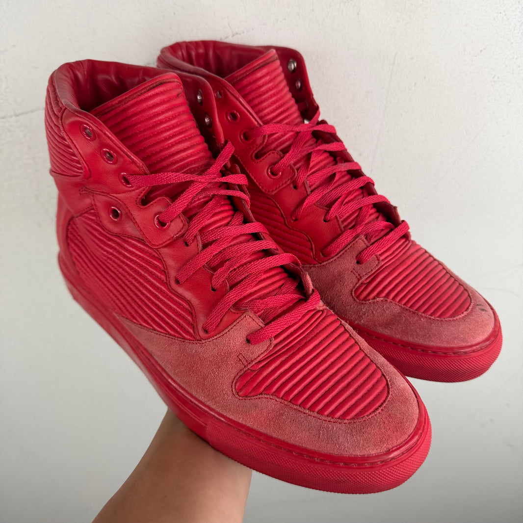 Balenciaga Red Cotes Sneakers