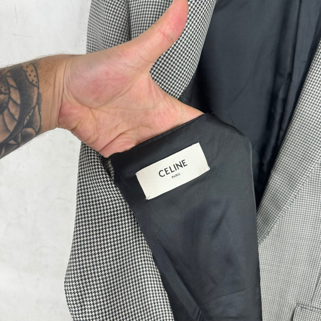 Celine Houndstooth Blazer