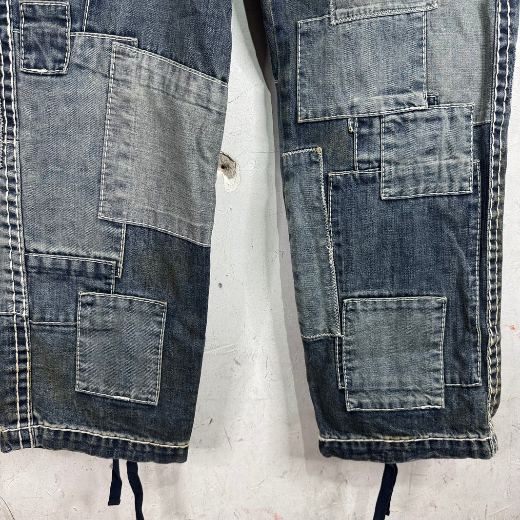 Supreme x True Religion Patchwork Cargo Jeans