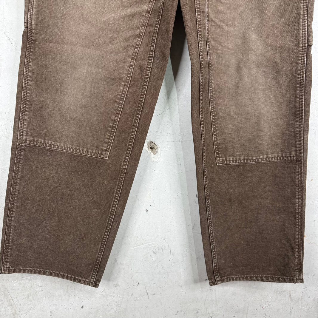 Supreme Brown Whiskered Double Knee Pants