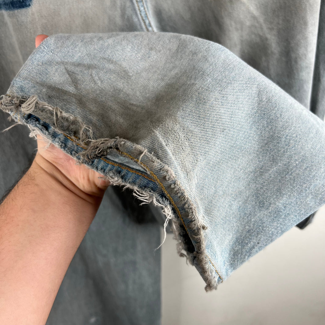 Balenciaga Front Pocket Distressed Denim jeans