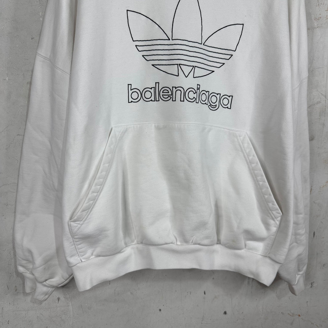 Balenciaga x Adidas Logo Hoodie