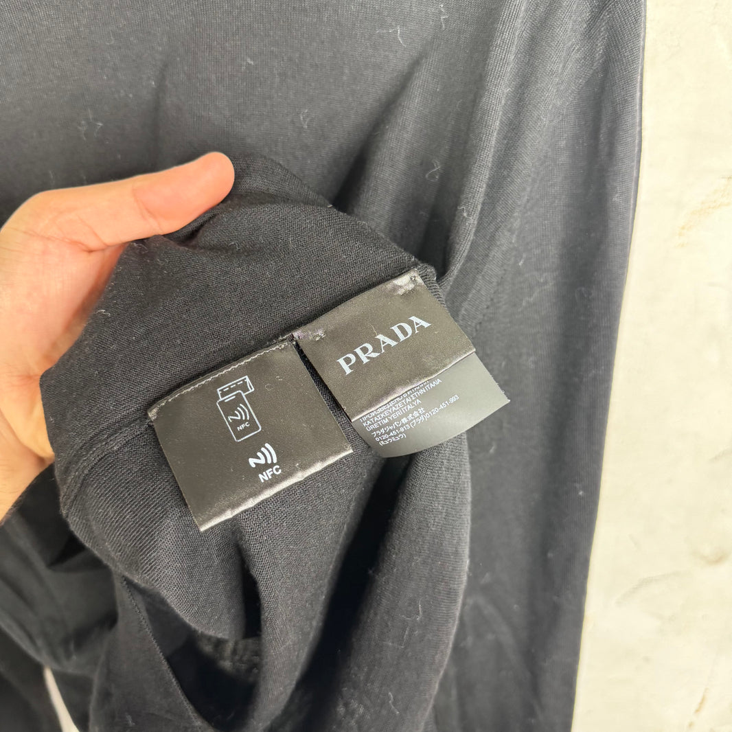 Prada Thin Logo Wool Sweater
