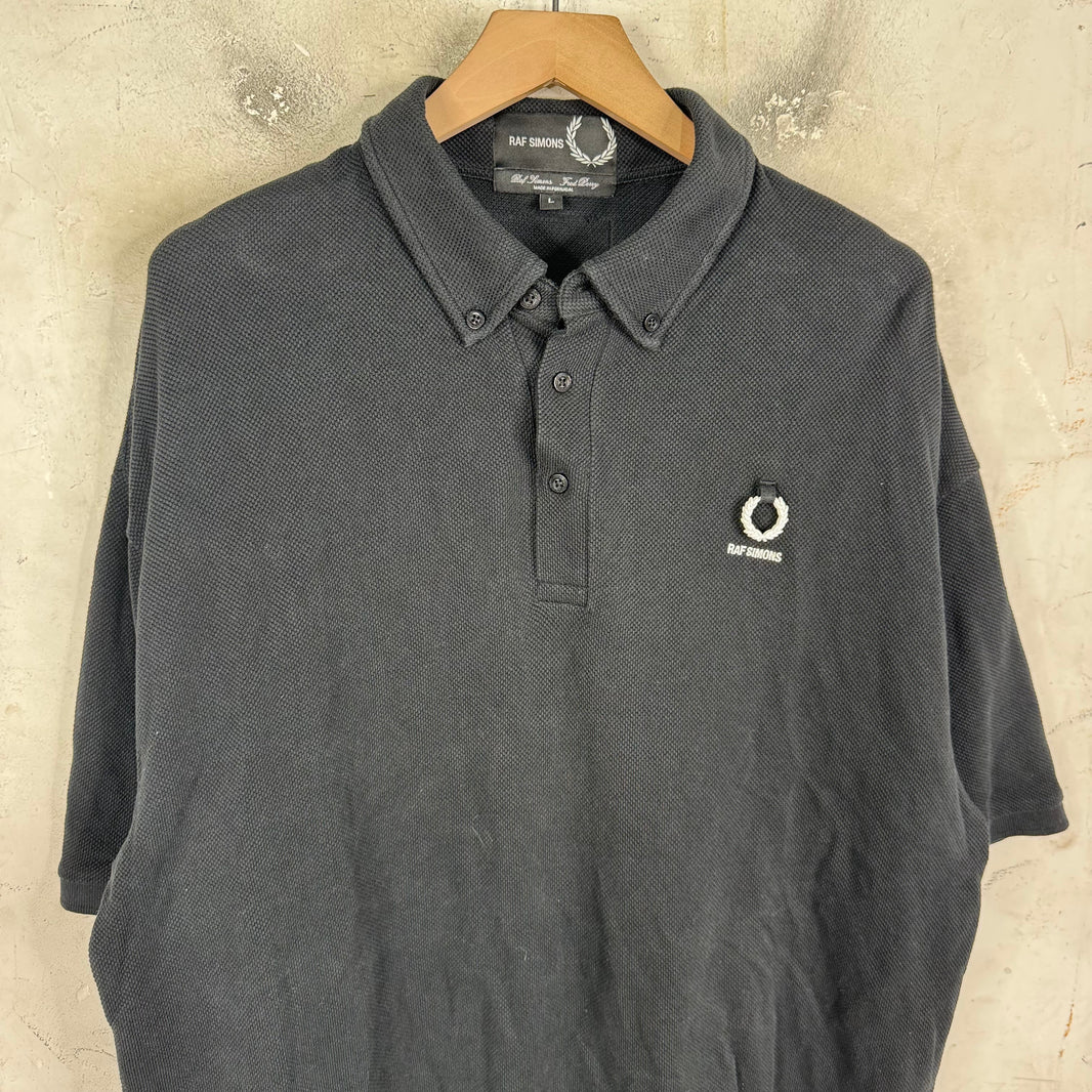 Raf Simons x Fred Perry Textured Polo Shirt