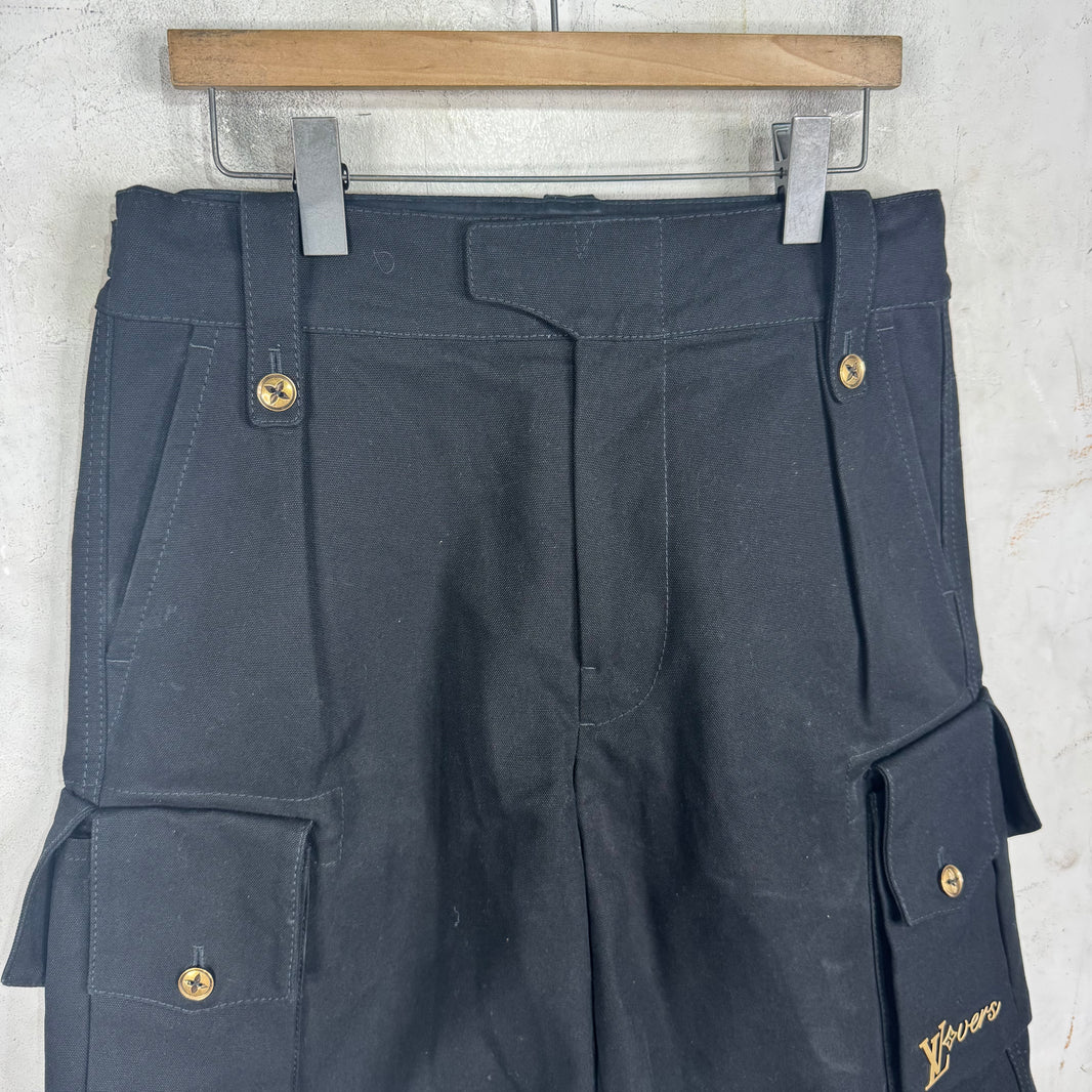Louis Vuitton Lovers Heavy Canvas Cargo Shorts