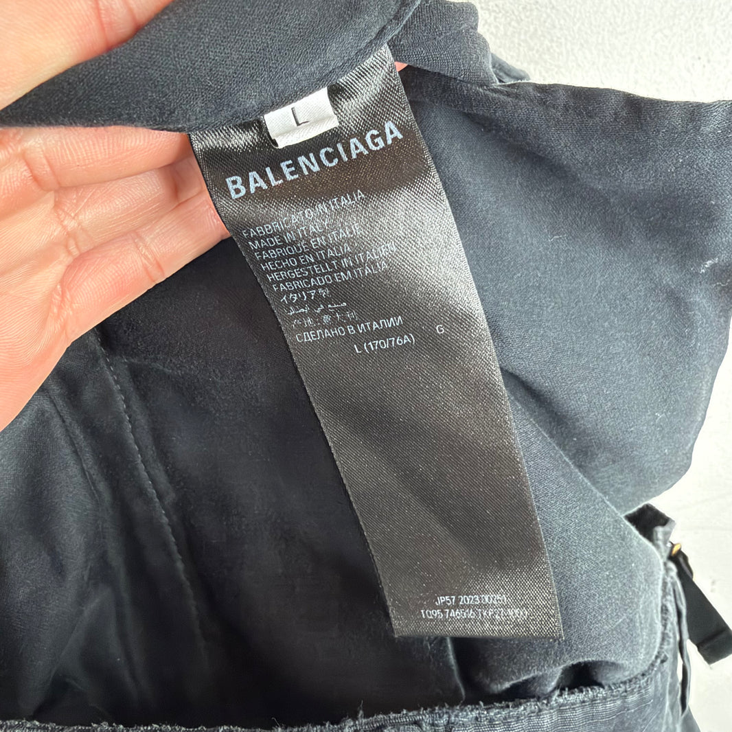 Balenciaga Distressed Cargo Shorts