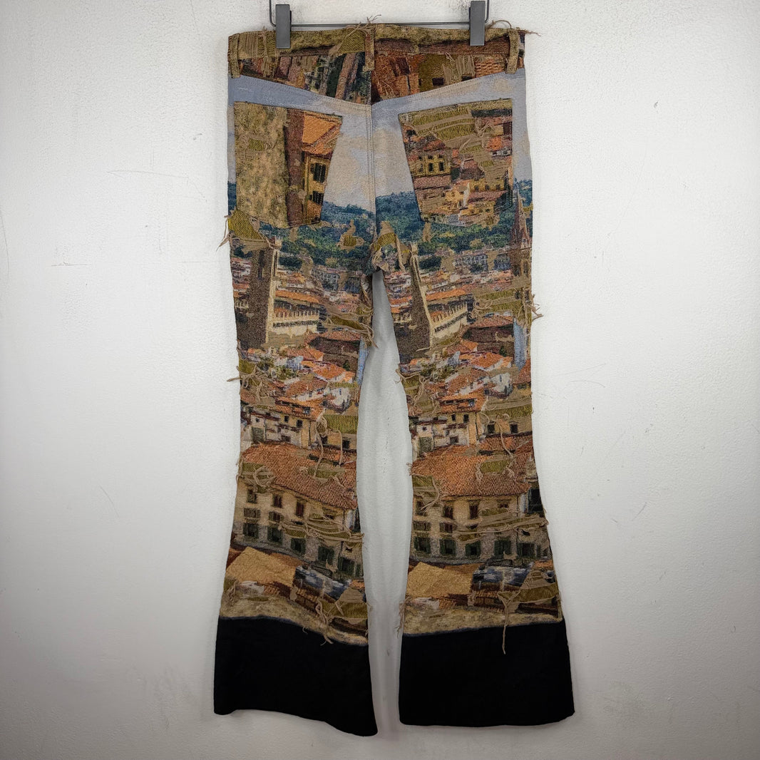 Junya Watanabe Runway Gobelin Flared Jeans