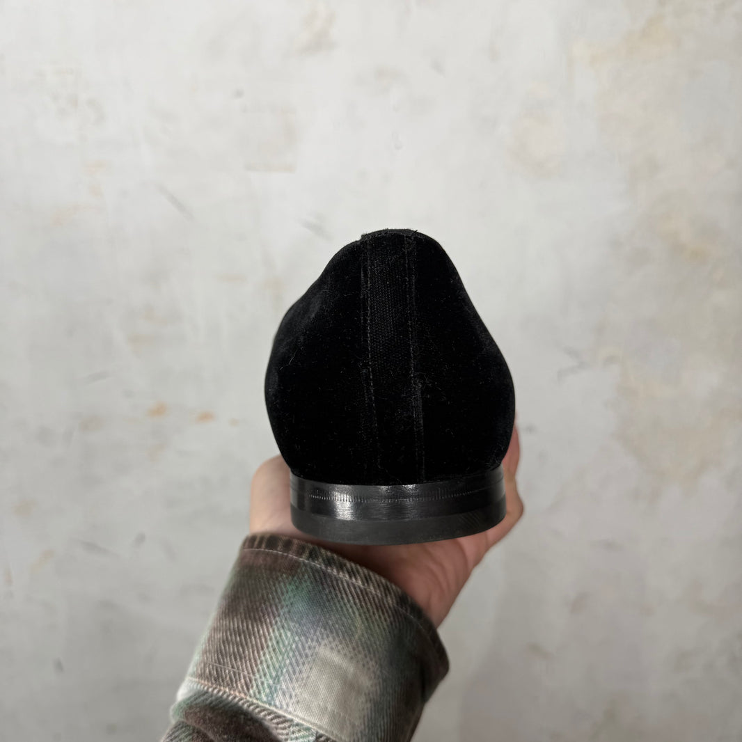 Louis Vuitton Aftershow Velvet Slippers