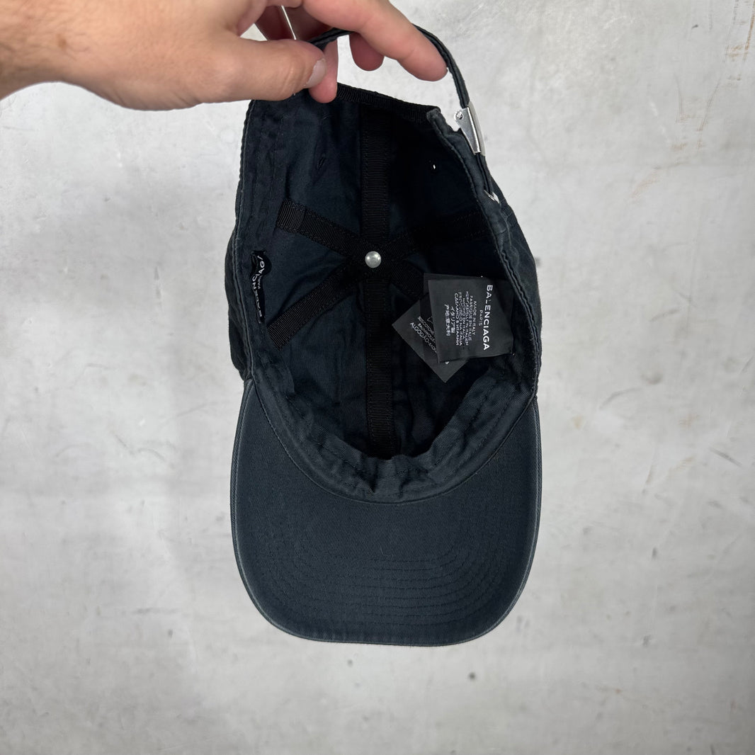 Balenciaga Black White Logo Hat